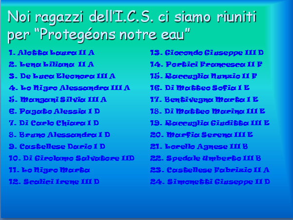 PROGETTO COMENIUS
